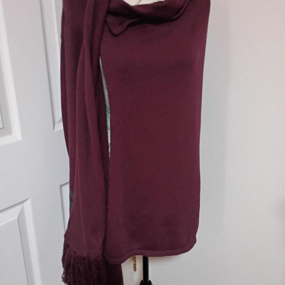 Cabi Women's Burgundy Scarf-wraps size LG